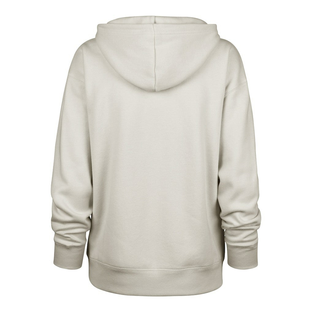 Cleveland Browns '47 Women's Dawg Pound XL Whirlwind Naomi Pullover Hoodie Cream | 47 brand
