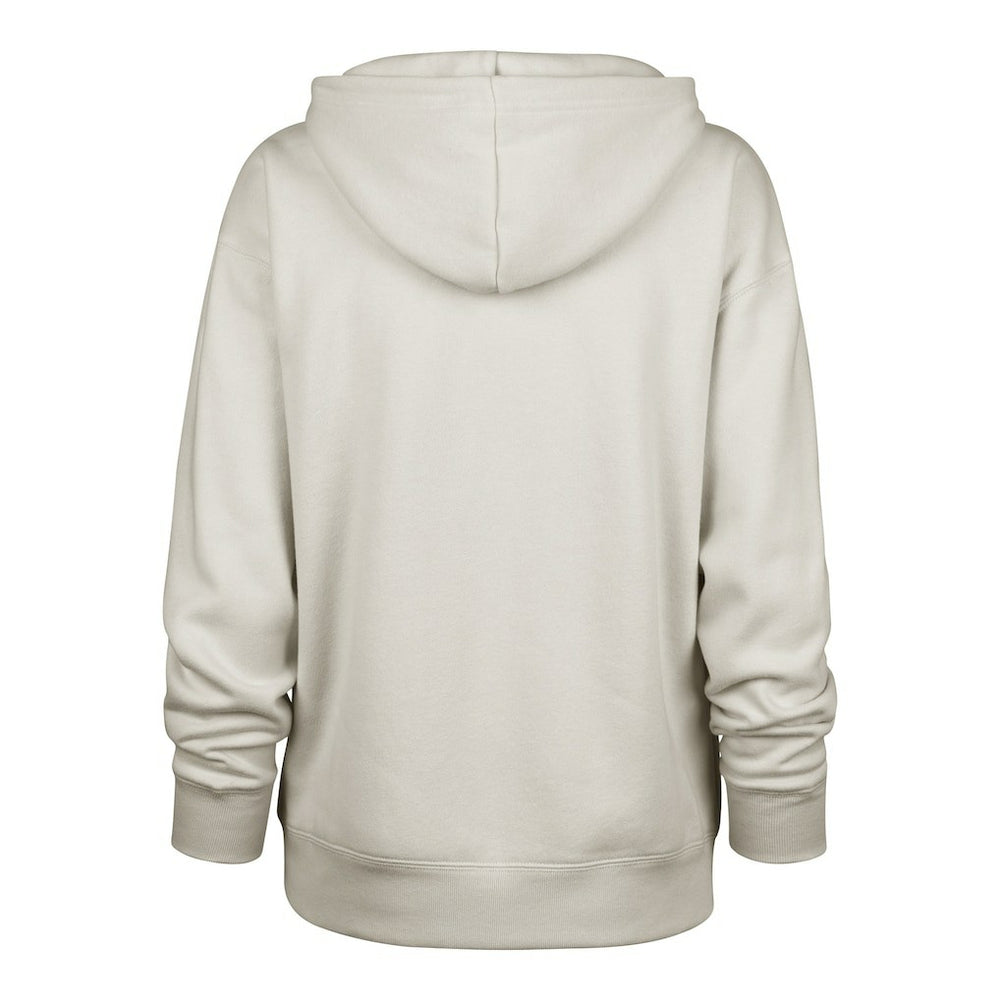Cleveland Browns '47 Women's Dawg Pound XL Whirlwind Naomi Pullover Hoodie Cream | 47 brand