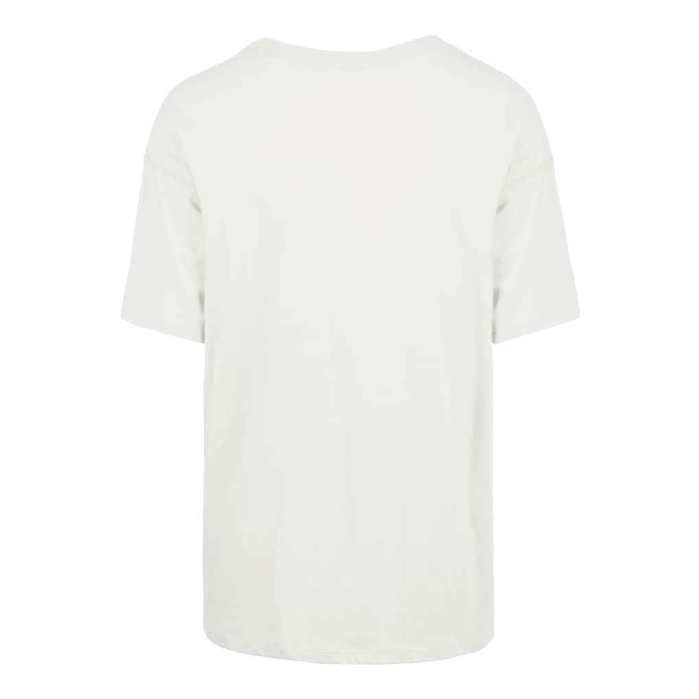 Cleveland Browns '47 Women's Dawg Pound XL Premier Sadie Oversized T-Shirt Cream | 47 brand