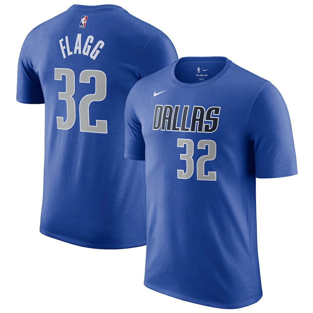 Cooper Flagg Dallas Mavericks 2025 NBA Draft Icon Name & Number T-Shirt Blue - NBA