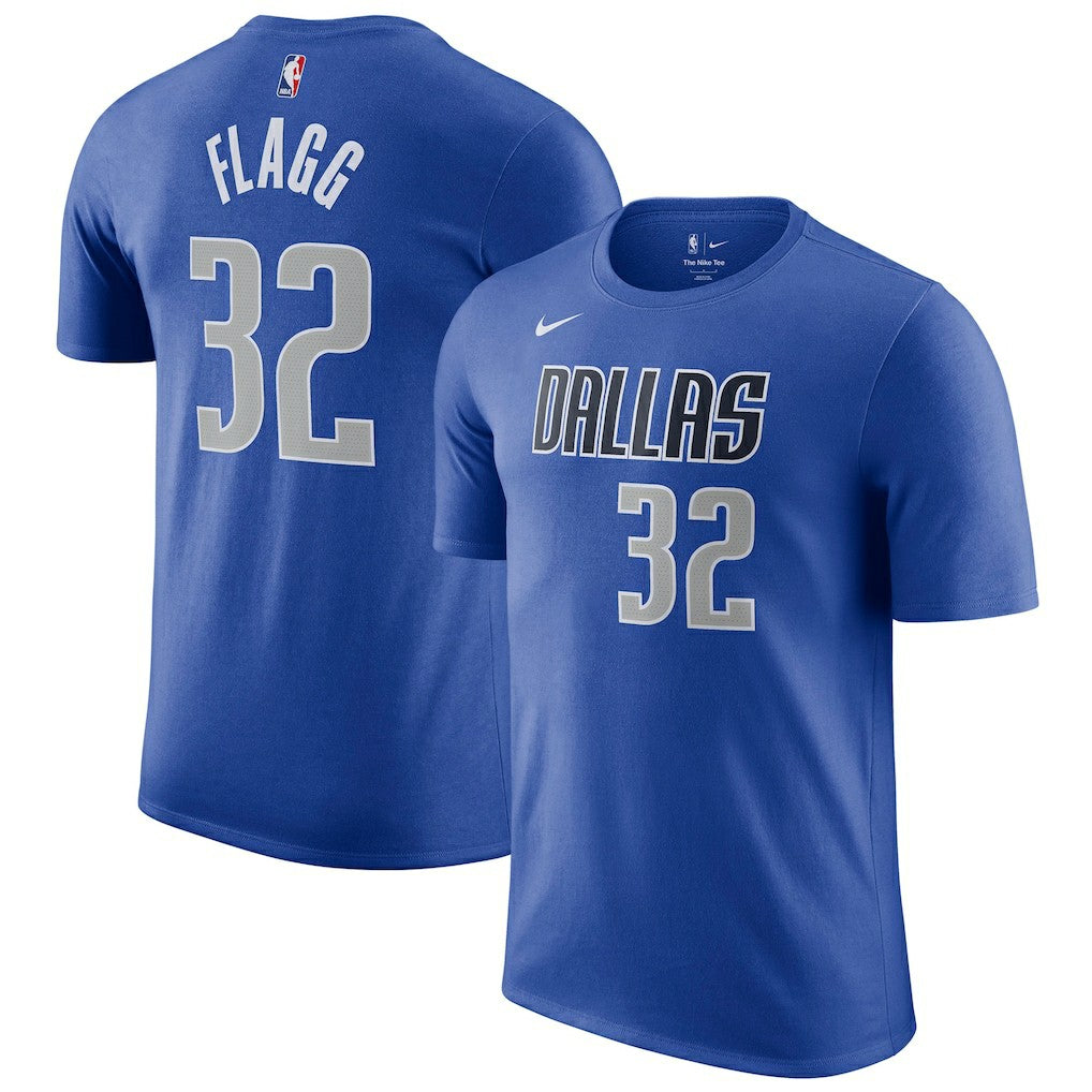 Cooper Flagg Dallas Mavericks 2025 NBA Draft Icon Name & Number T-Shirt Blue - NBA