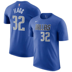 Cooper Flagg Dallas Mavericks 2025 NBA Draft Icon Name & Number T-Shirt Blue - NBA