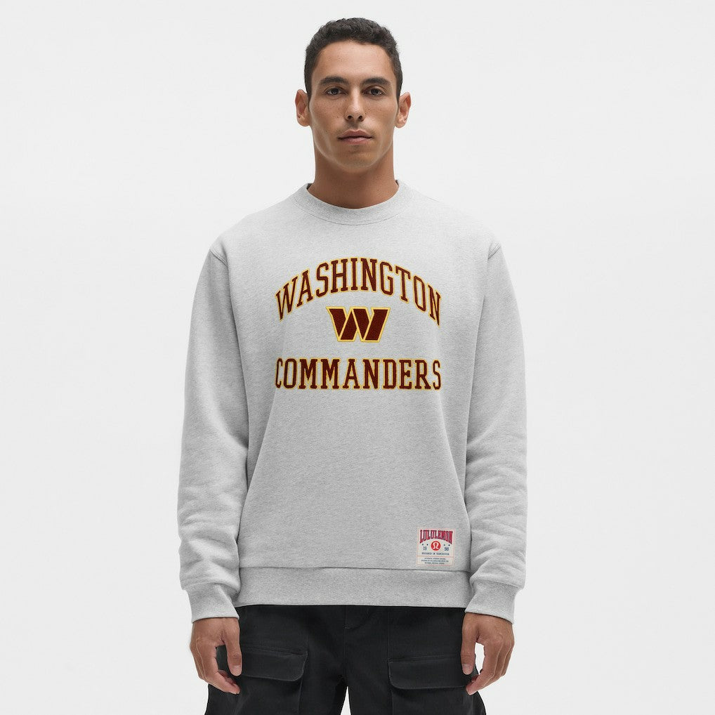 Washington Commanders lululemon Steady State Sweatshirt Heathered Silver Drop | NFL