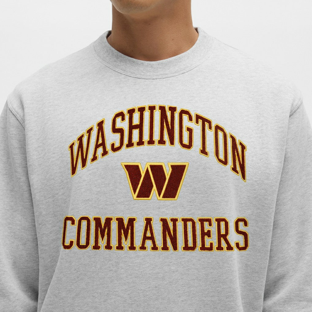 Washington Commanders lululemon Steady State Sweatshirt Heathered Silver Drop | NFL