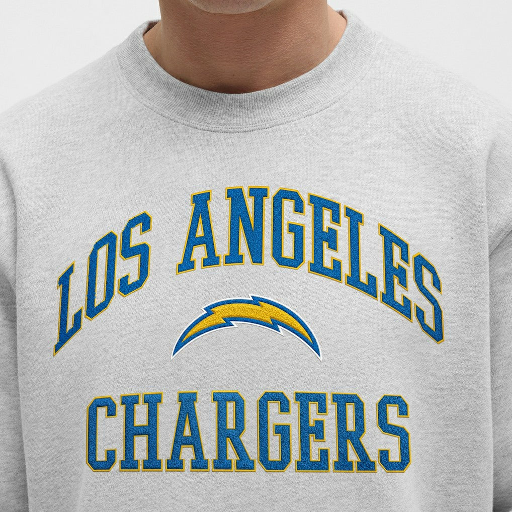 Los Angeles Chargers lululemon Steady State Sweatshirt Heathered Silver Drop | NFL
