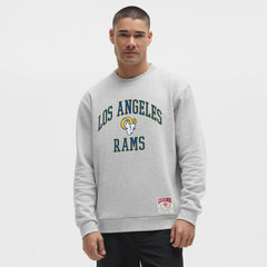 Los Angeles Rams lululemon Steady State Sweatshirt Heathered Silver Drop | NFL