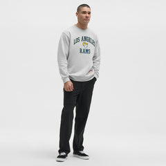 Los Angeles Rams lululemon Steady State Sweatshirt Heathered Silver Drop | NFL