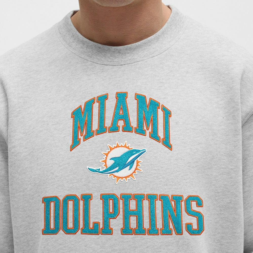 Miami Dolphins lululemon Steady State Sweatshirt Heathered Silver Drop | NFL