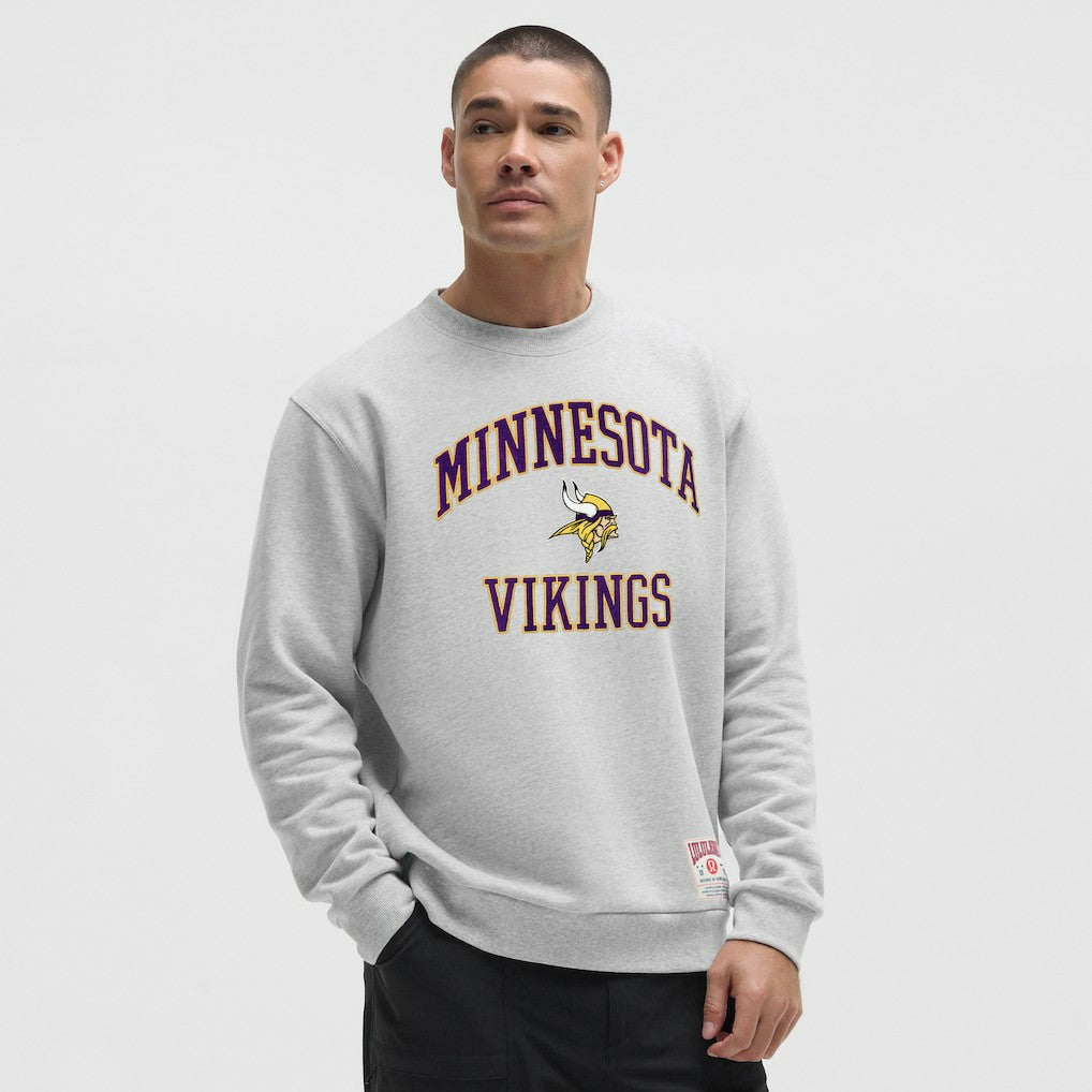 Minnesota Vikings lululemon Steady State Sweatshirt Heathered Silver Drop | NFL