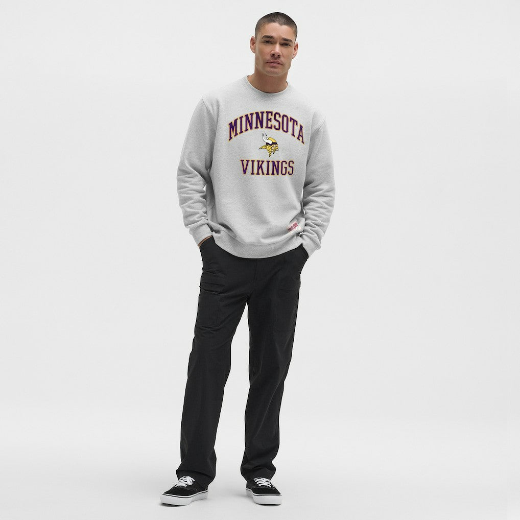 Minnesota Vikings lululemon Steady State Sweatshirt Heathered Silver Drop | NFL