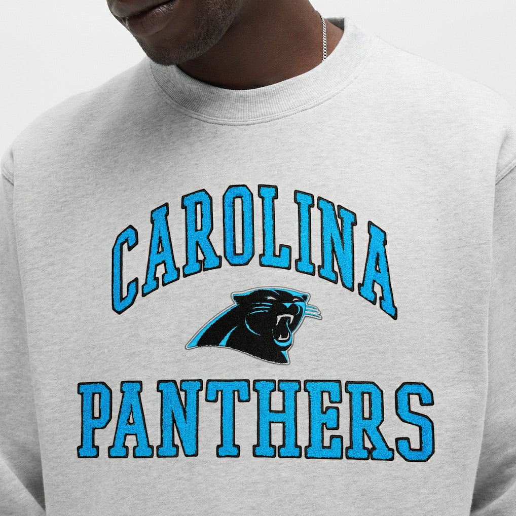 Carolina Panthers lululemon Steady State Sweatshirt Heathered Silver Drop | NFL