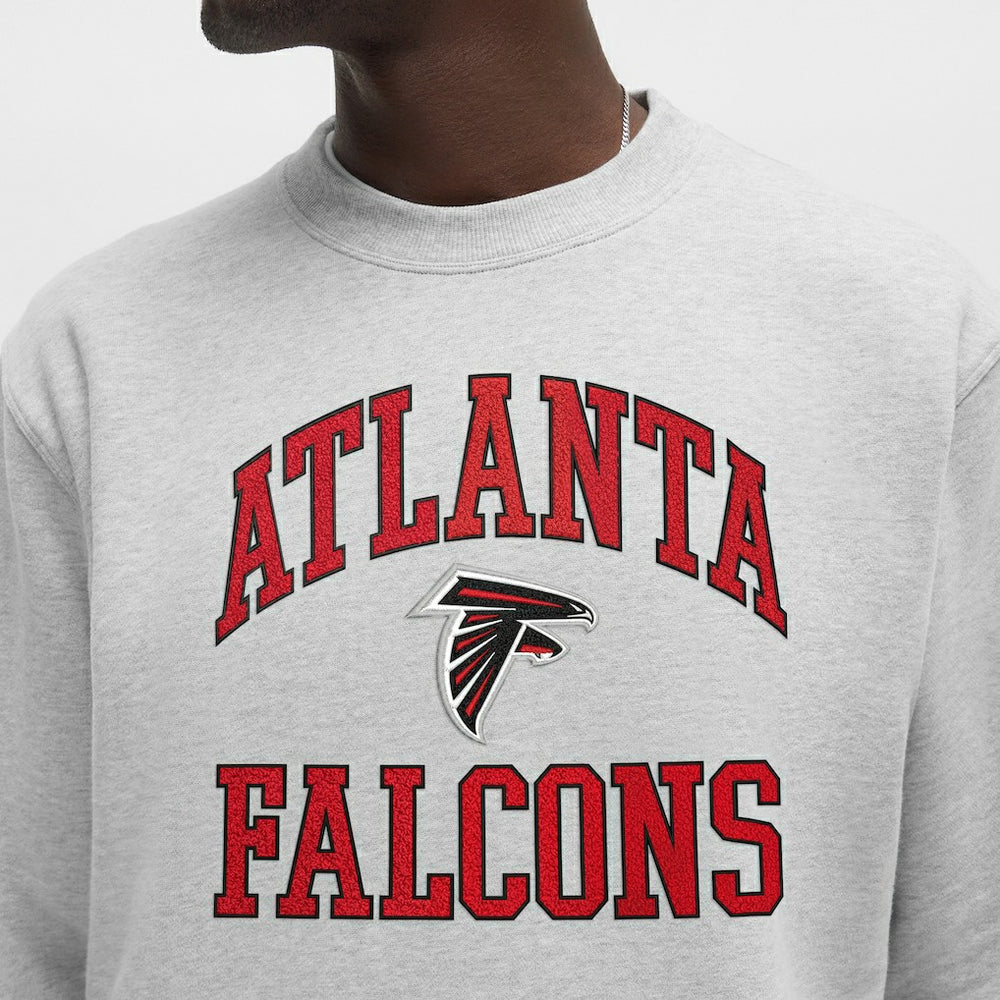 Atlanta Falcons lululemon Steady State Sweatshirt Heathered Silver Drop | NFL