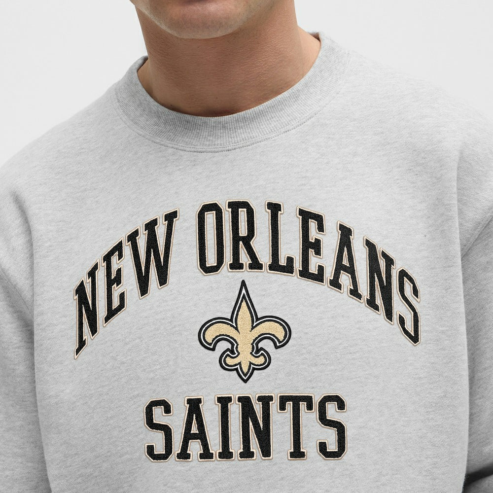 New Orleans Saints lululemon Steady State Sweatshirt Heathered Silver Drop | NFL