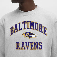 Baltimore Ravens lululemon Steady State Sweatshirt Heathered Silver Drop | NFL
