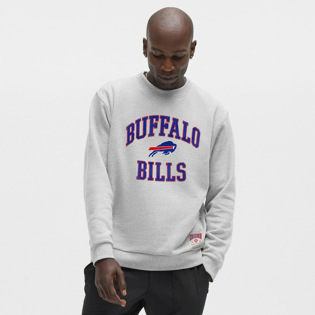Buffalo Bills lululemon Steady State Sweatshirt Heathered Silver Drop | NFL