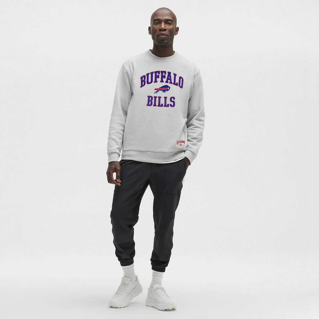 Buffalo Bills lululemon Steady State Sweatshirt Heathered Silver Drop | NFL