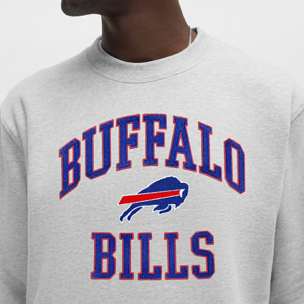 Buffalo Bills lululemon Steady State Sweatshirt Heathered Silver Drop | NFL