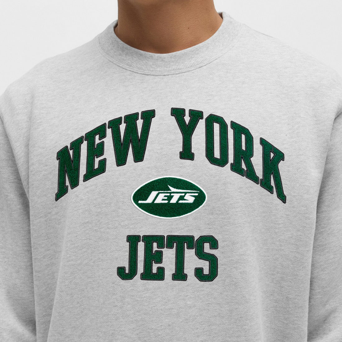 New York Jets lululemon Steady State Sweatshirt Heathered Silver Drop | NFL