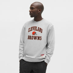 Cleveland Browns lululemon Steady State Sweatshirt Heathered Silver Drop | NFL