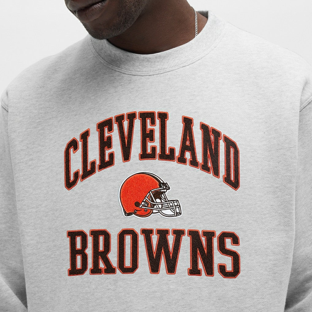 Cleveland Browns lululemon Steady State Sweatshirt Heathered Silver Drop | NFL