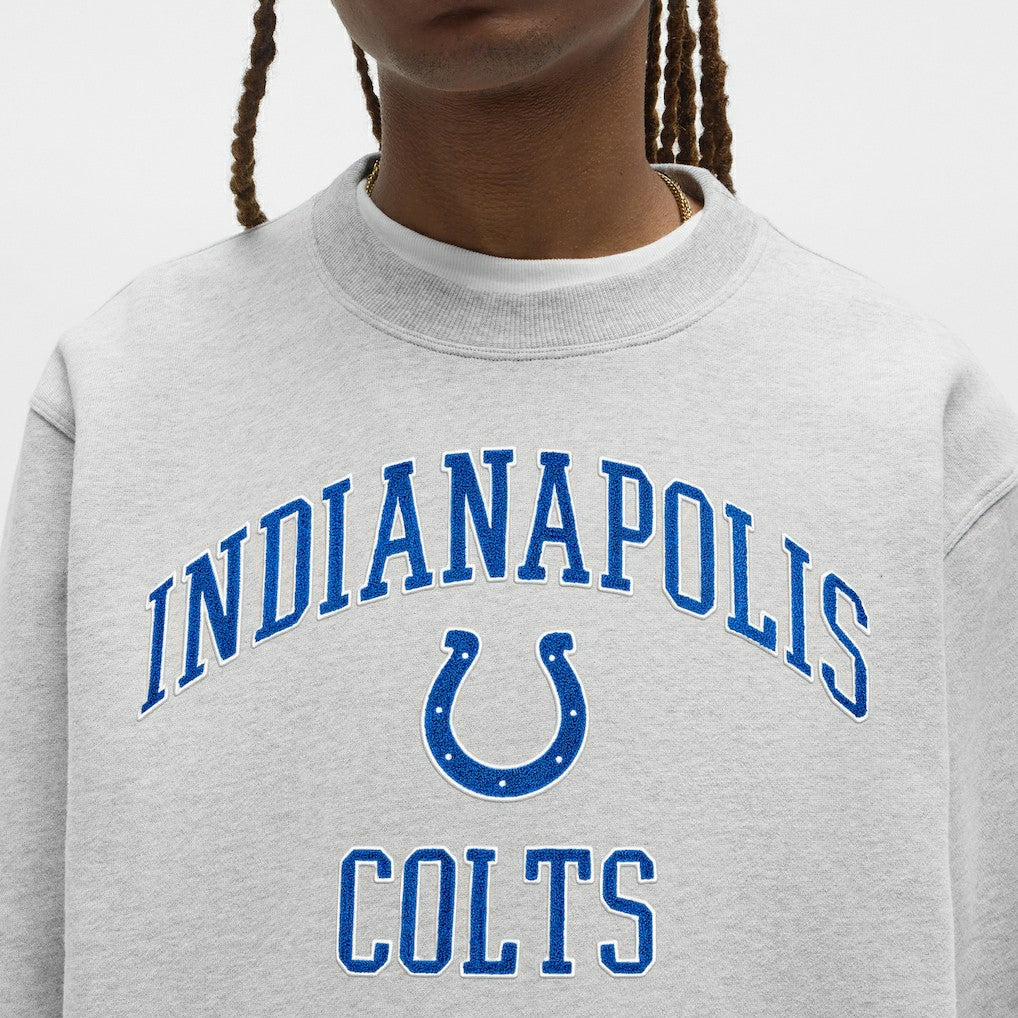 Indianapolis Colts lululemon Steady State Sweatshirt Heathered Silver Drop | NFL