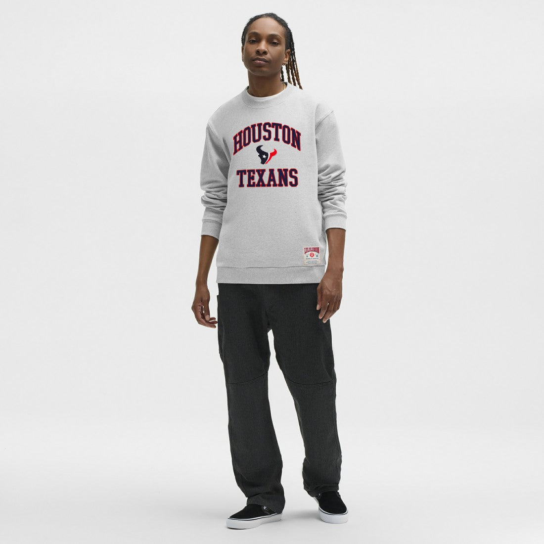 Houston Texans lululemon Steady State Sweatshirt Heathered Silver Drop | NFL
