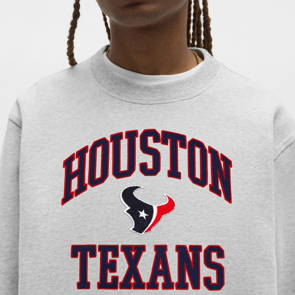 Houston Texans lululemon Steady State Sweatshirt Heathered Silver Drop | NFL