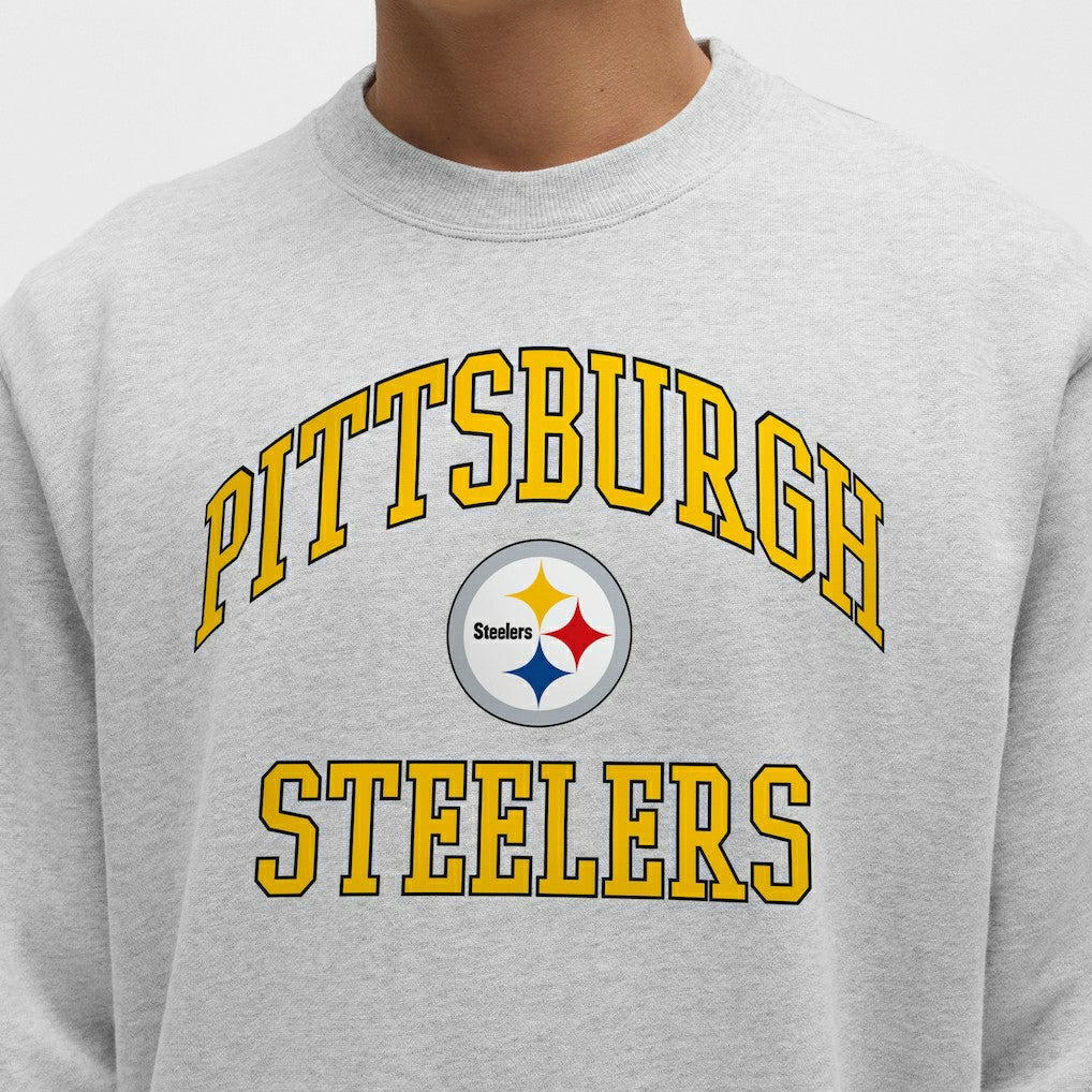 Pittsburgh Steelers lululemon Steady State Sweatshirt Heathered Silver Drop | NFL