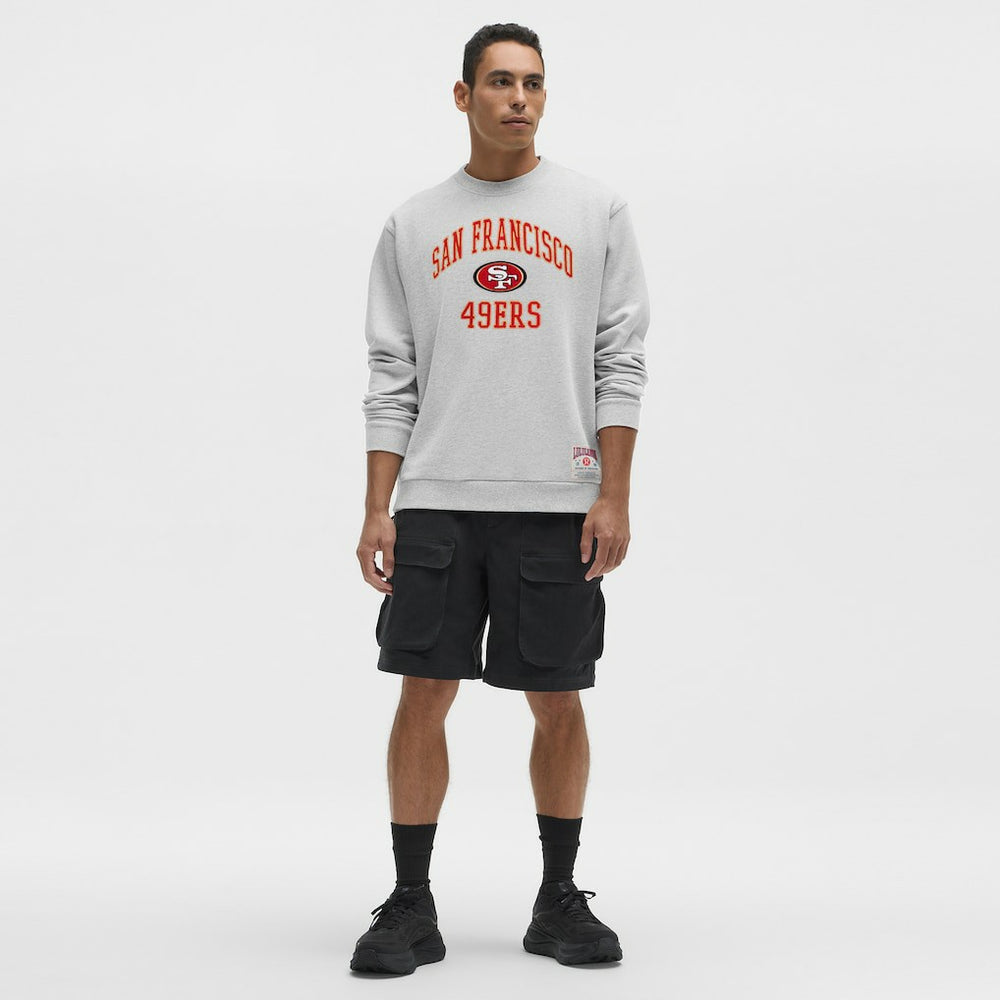 San Francisco 49ers lululemon Steady State Sweatshirt Heathered Silver Drop | NFL