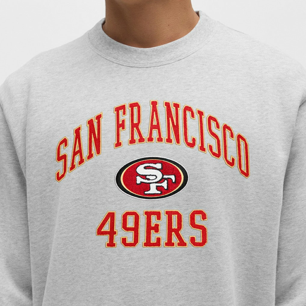 San Francisco 49ers lululemon Steady State Sweatshirt Heathered Silver Drop | NFL