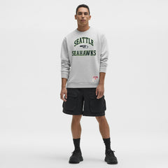 Seattle Seahawks lululemon Steady State Sweatshirt Heathered Silver Drop | NFL