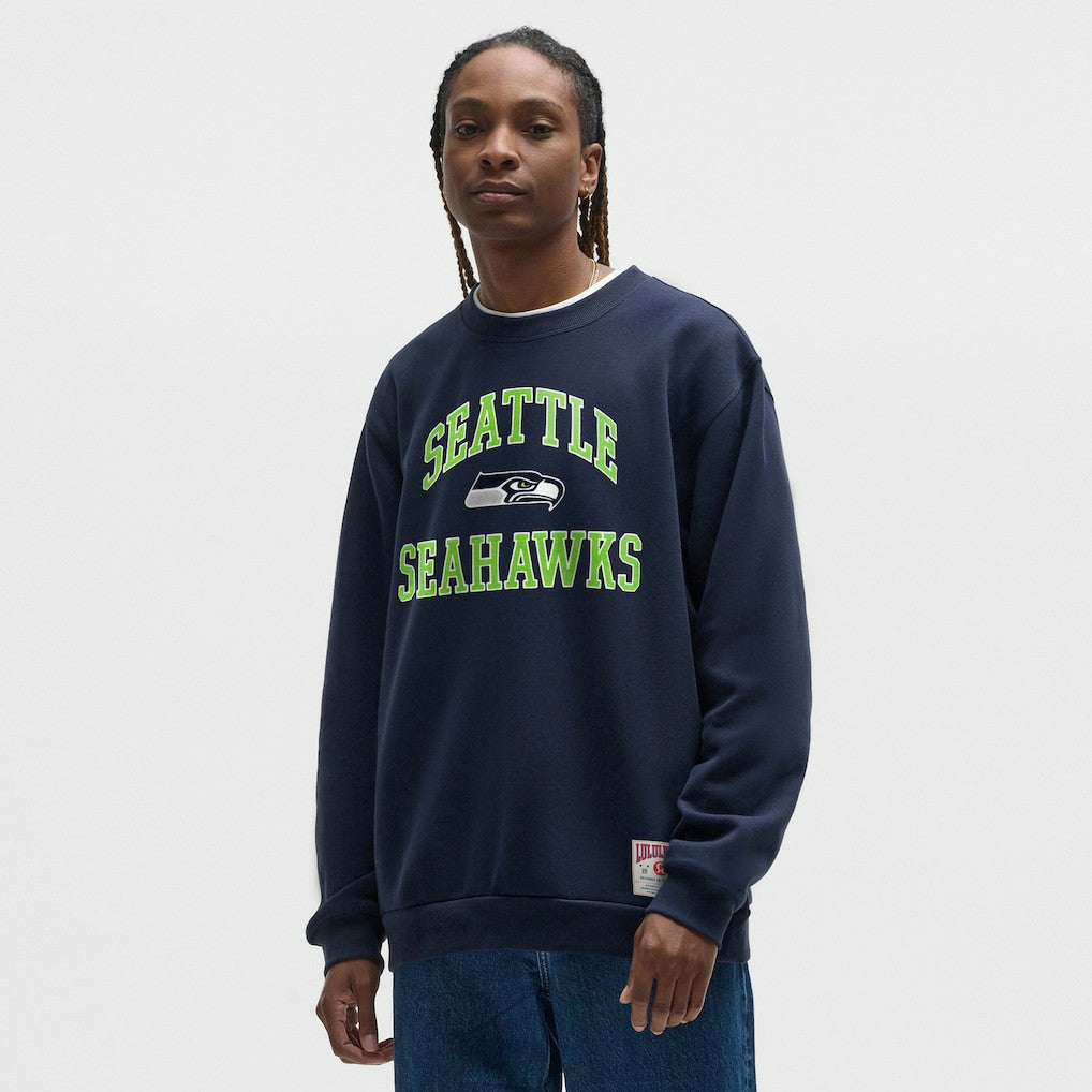 Seattle Seahawks lululemon Steady State Sweatshirt Club Blue | NFL