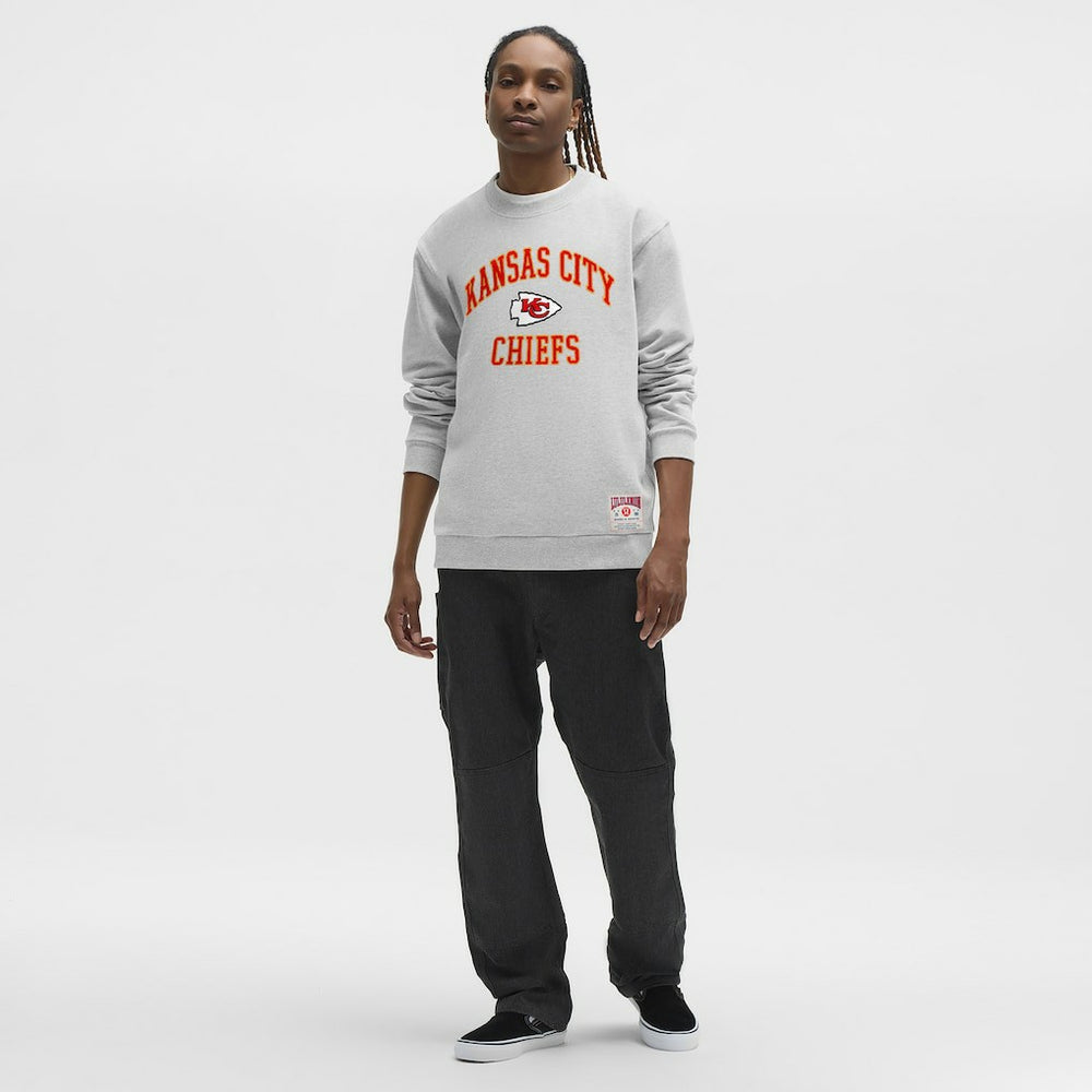 Kansas City Chiefs lululemon Steady State Sweatshirt Heathered Silver Drop | NFL