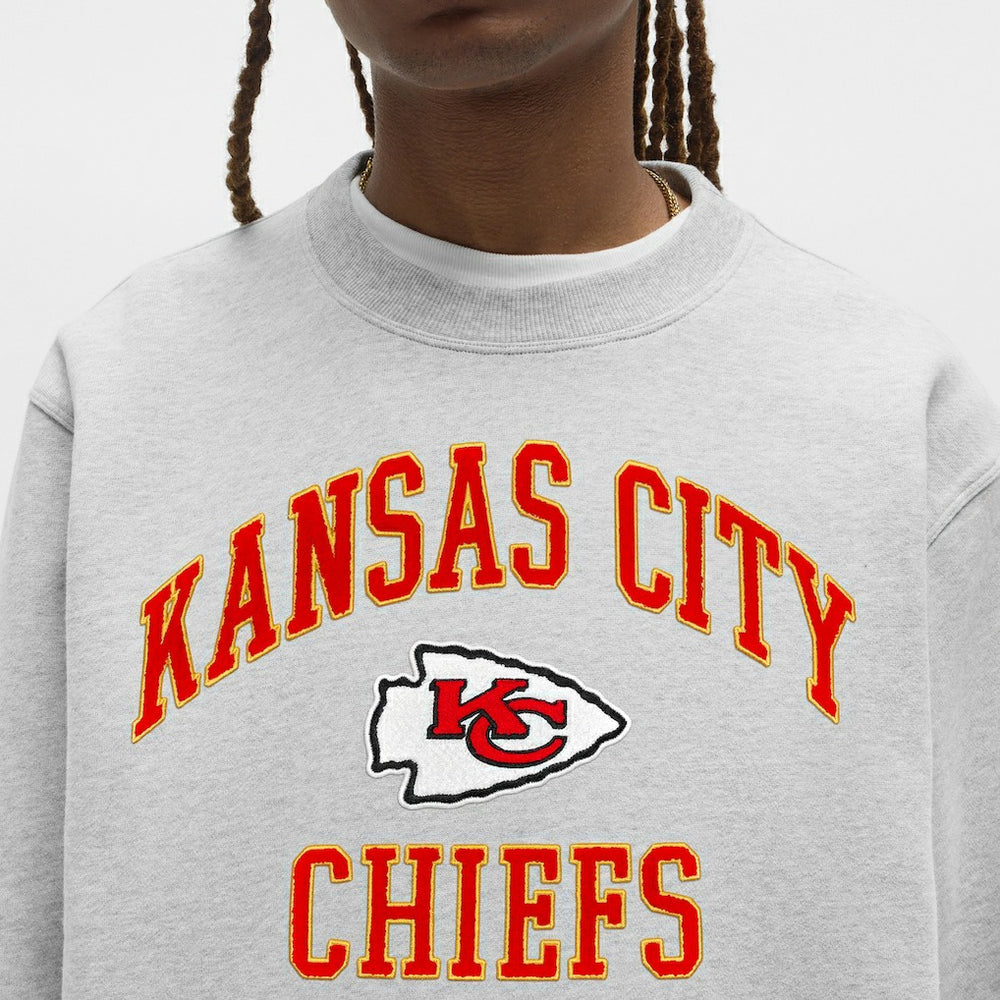 Kansas City Chiefs lululemon Steady State Sweatshirt Heathered Silver Drop | NFL