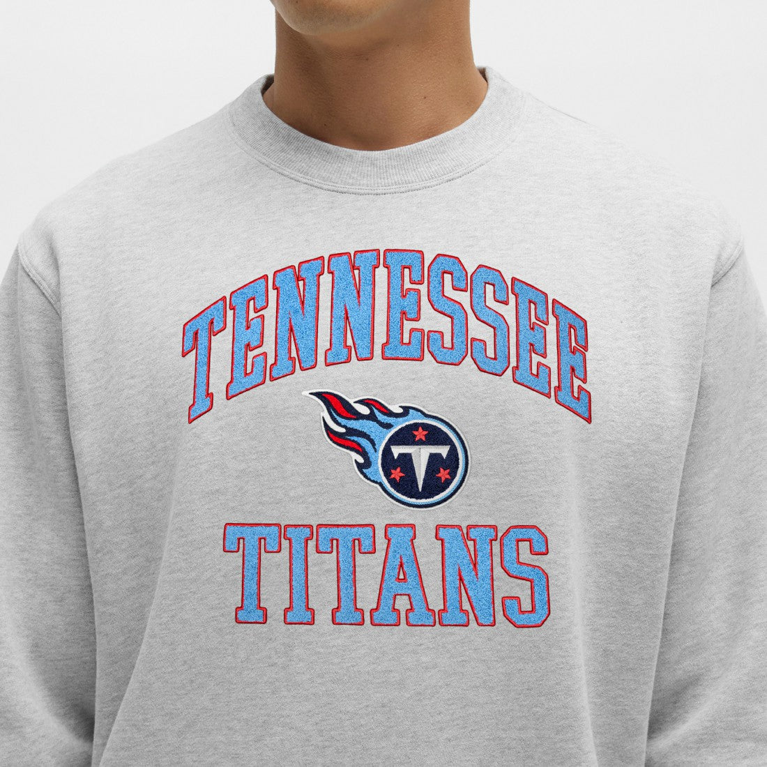 Tennessee Titans lululemon Steady State Sweatshirt Heathered Silver Drop | NFL