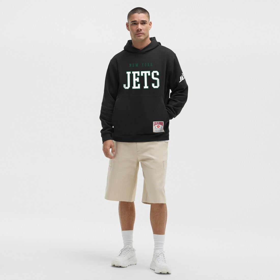 New York Jets lululemon Steady State Pullover Hoodie Black | NFL