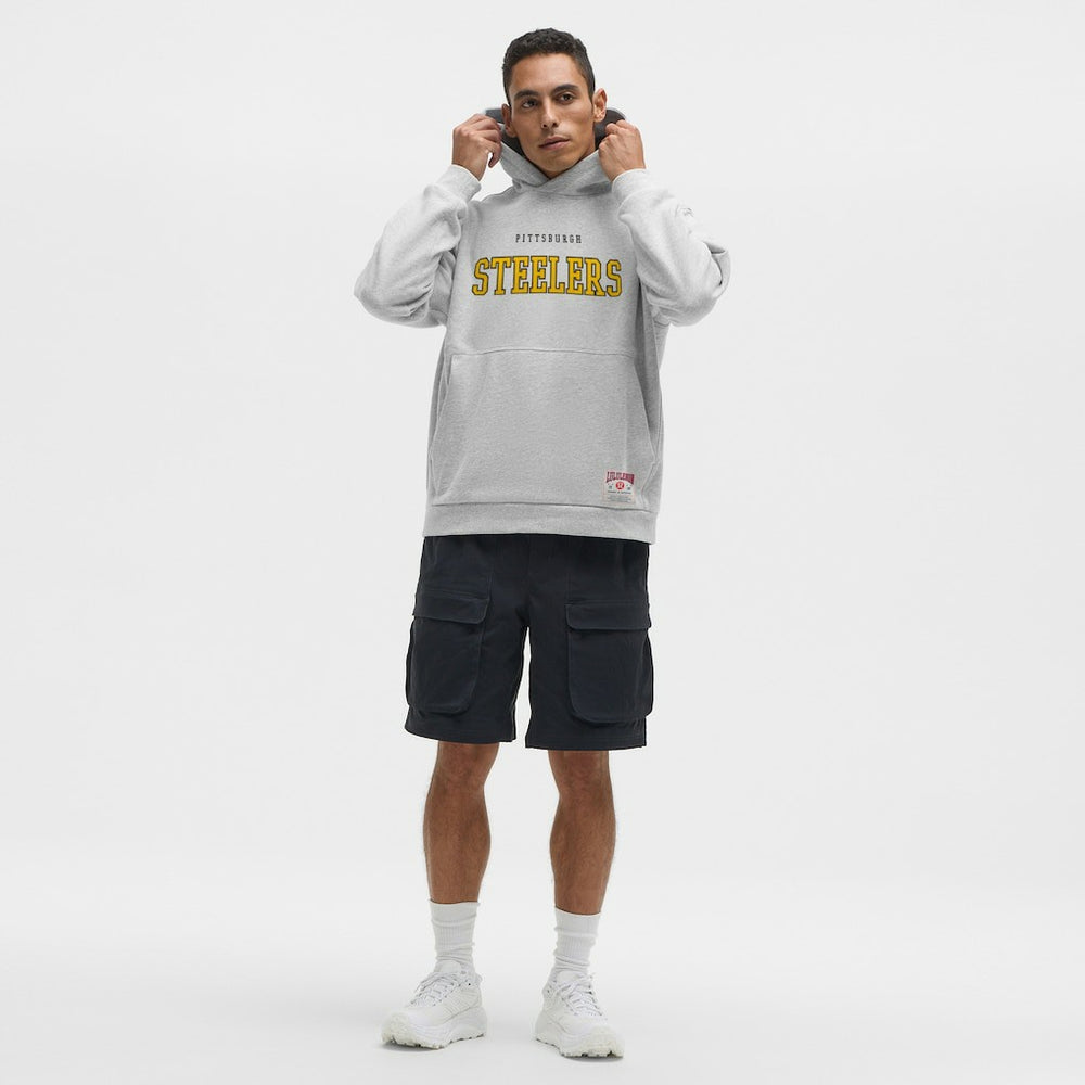Pittsburgh Steelers lululemon Steady State Pullover Hoodie Heathered Silver Drop | NFL