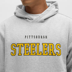 Pittsburgh Steelers lululemon Steady State Pullover Hoodie Heathered Silver Drop | NFL