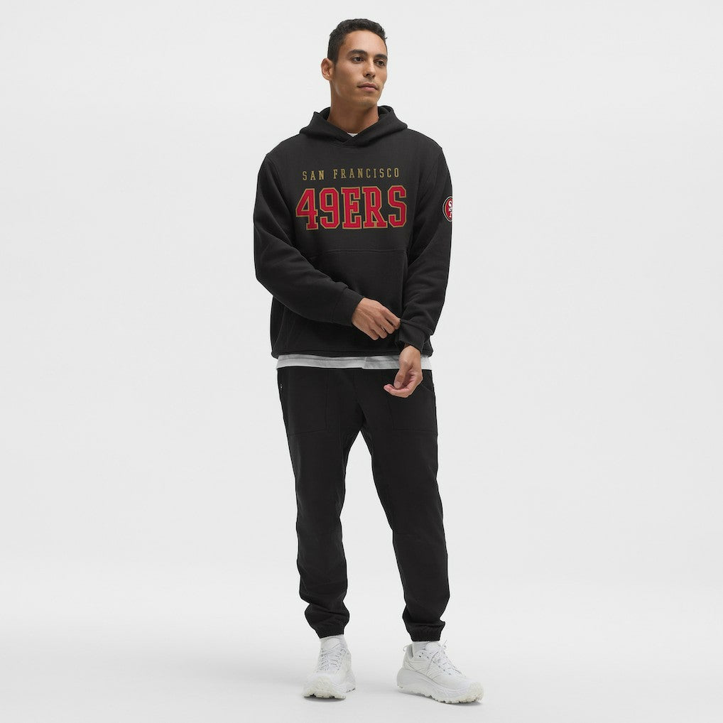 San Francisco 49ers lululemon Steady State Pullover Hoodie Black | NFL