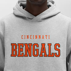 Cincinnati Bengals lululemon Steady State Pullover Hoodie Heathered Silver Drop | NFL