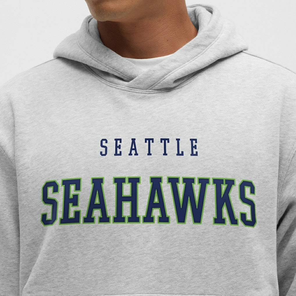 Seattle Seahawks lululemon Steady State Pullover Hoodie Heathered Silver Drop | NFL