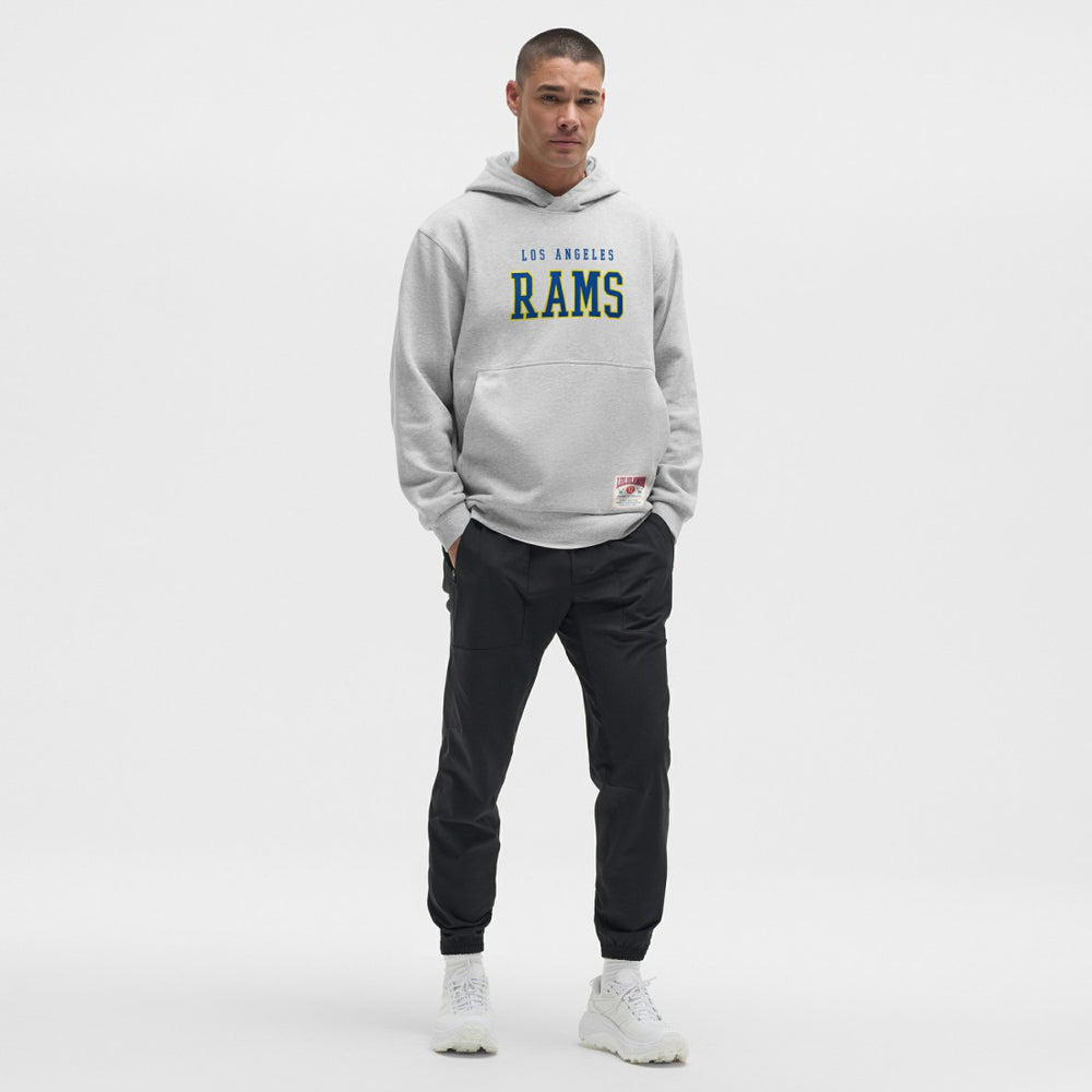 Los Angeles Rams lululemon Steady State Pullover Hoodie Heathered Silver Drop | NFL
