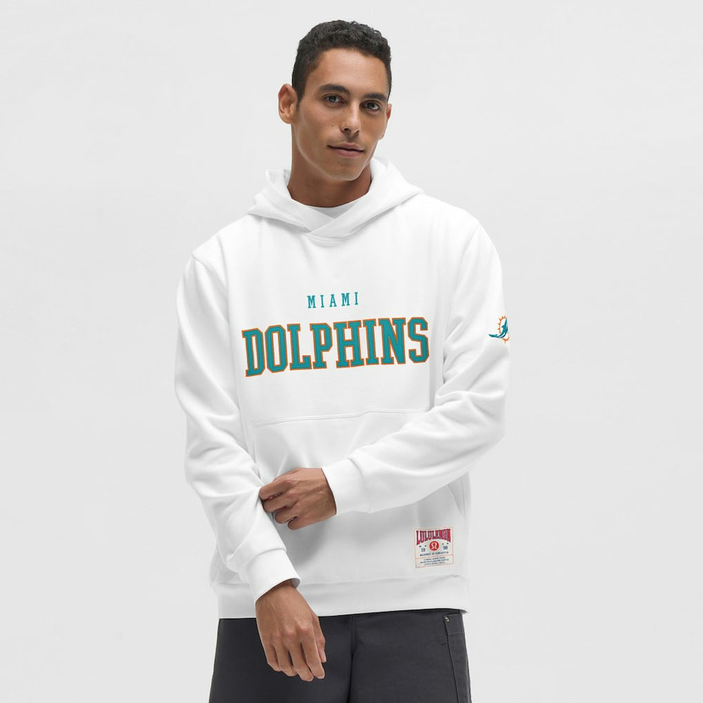Miami Dolphins lululemon Steady State Pullover Hoodie White | NFL
