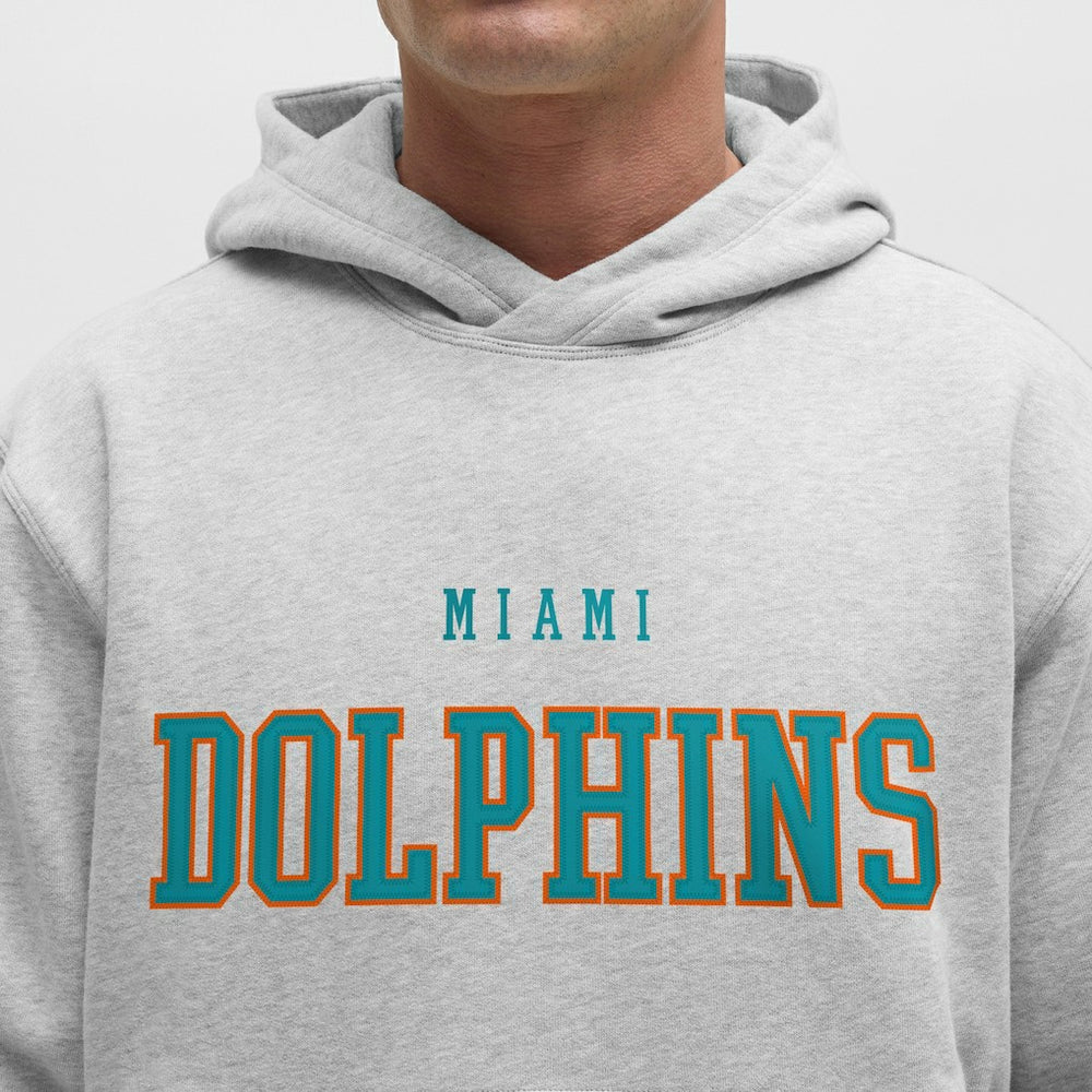 Miami Dolphins lululemon Steady State Pullover Hoodie Heathered Silver Drop | NFL