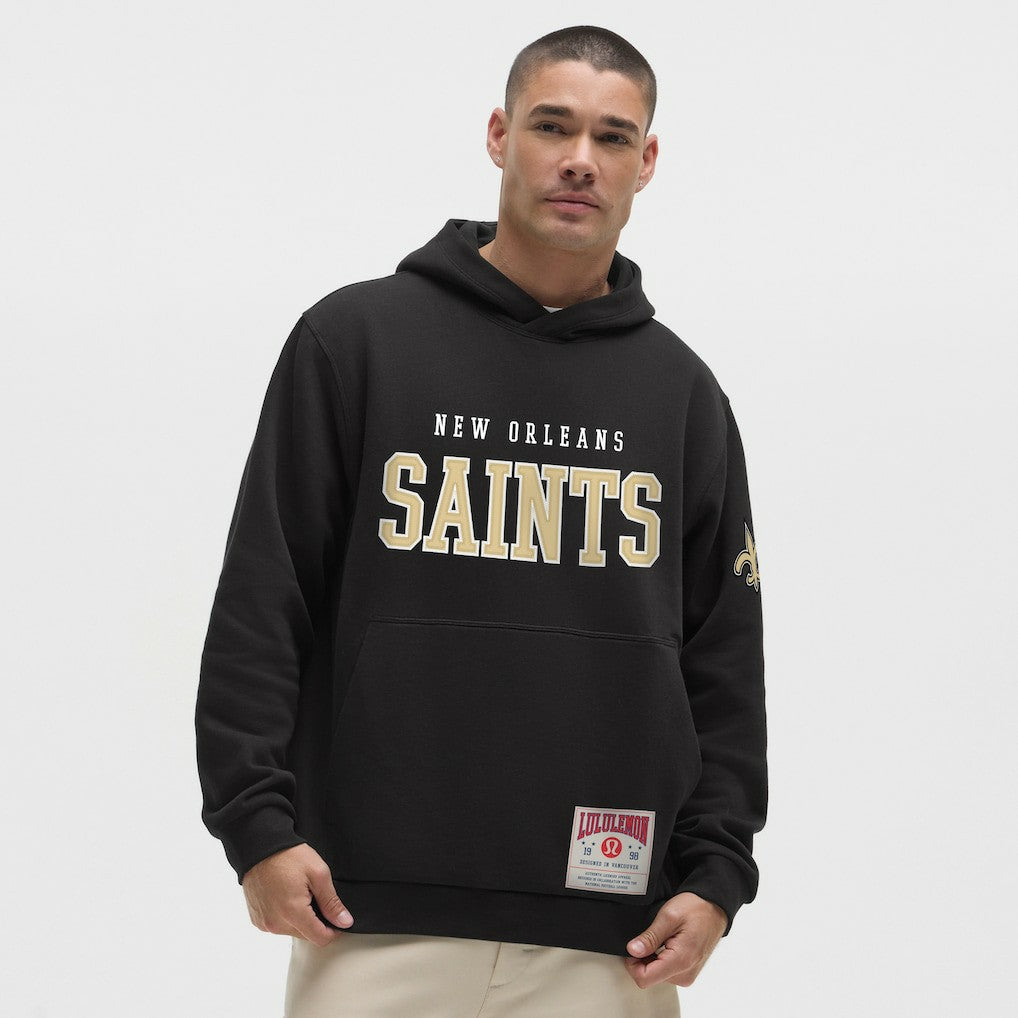 New Orleans Saints lululemon Steady State Pullover Hoodie Black | NFL