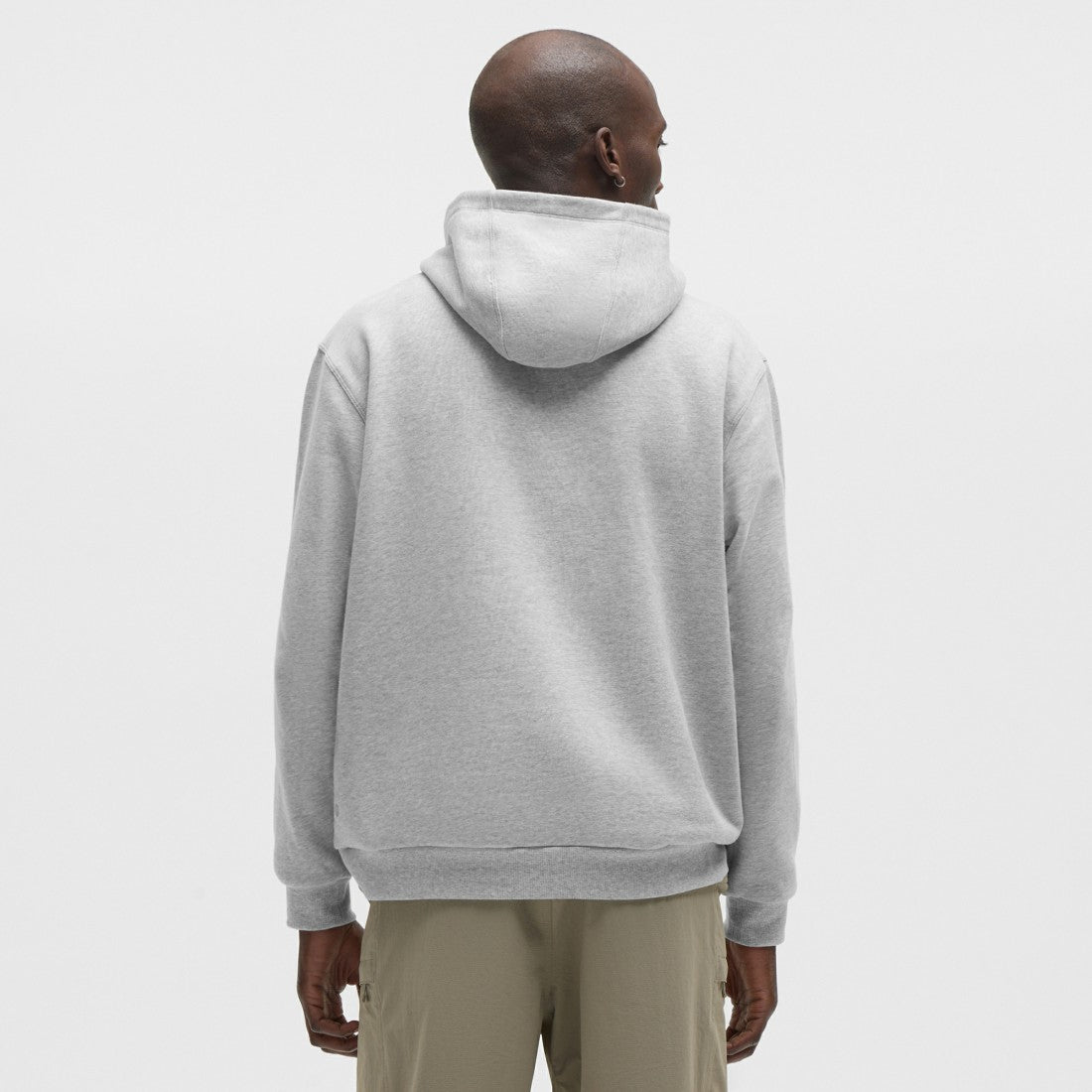 Denver Broncos lululemon Steady State Pullover Hoodie Heathered Silver Drop | NFL