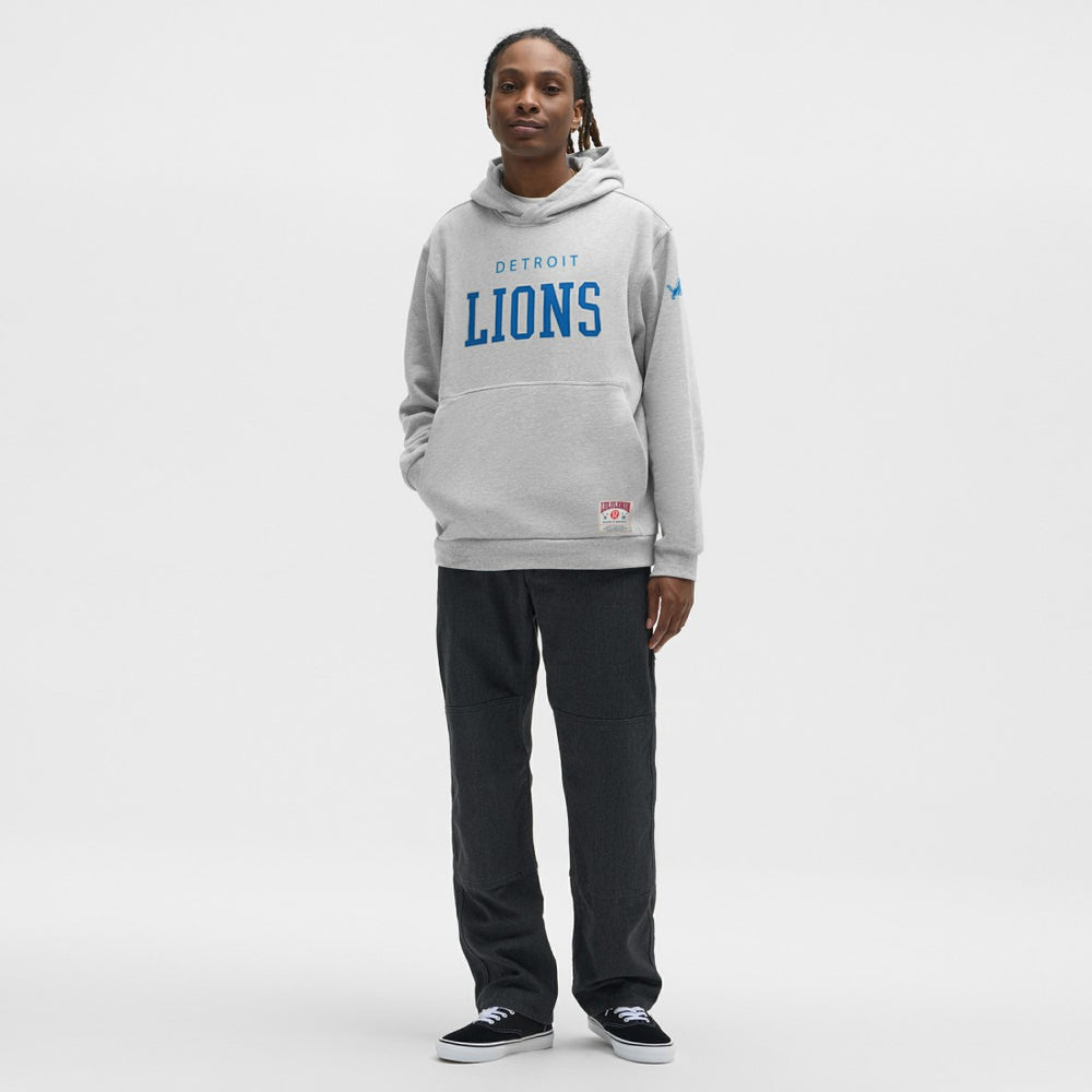 Detroit Lions lululemon Steady State Pullover Hoodie Heathered Silver Drop | NFL