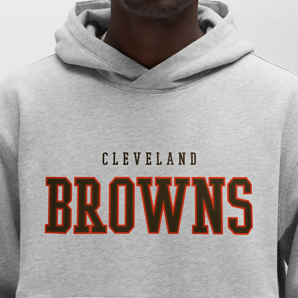 Cleveland Browns lululemon Steady State Pullover Hoodie Heathered Silver Drop | NFL