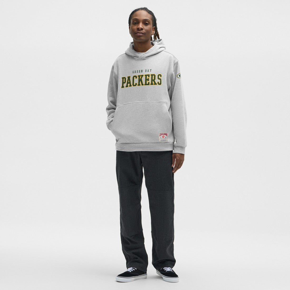 Green Bay Packers lululemon Steady State Pullover Hoodie Heathered Silver Drop | NFL