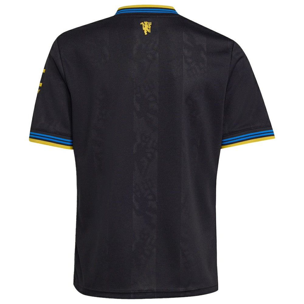 Manchester United Youth 2025/26 Third Replica Jersey Black | Adidas Online